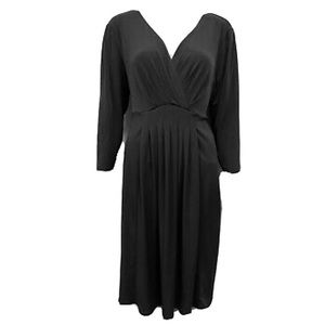 🎉HP🎉 Motherhood Maternity Black Dress 3/4 sleeve